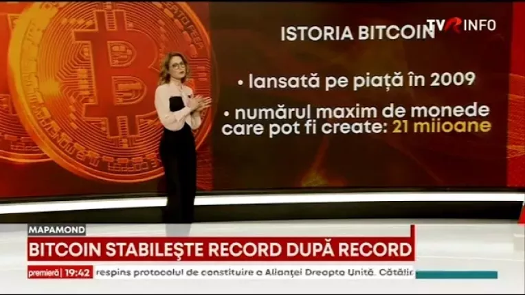 Bitcoin stabileste record dupa record. Criptomoneda a crescut cu peste 60% in acest an