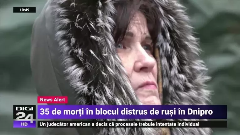 Creste bilantul mortilor din Dnipro dupa atacul cu racheta al rusilor