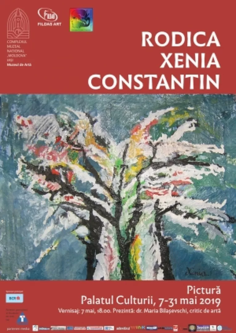 Dublu eveniment la Palatul Culturii din Iasi: Expozitia personala Rodica Xenia Constantin si Expozitia de Arta Feminina Contemporana
