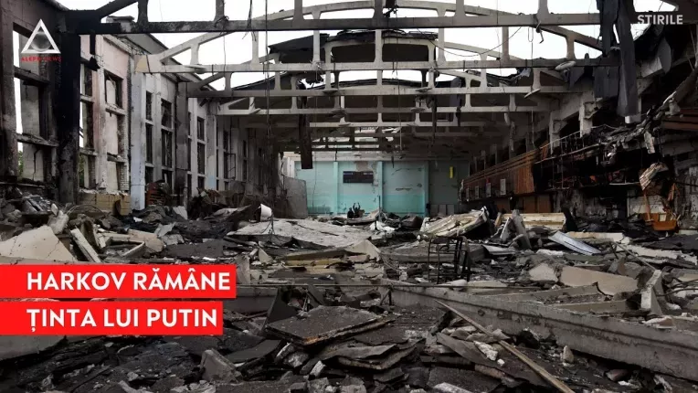 Fortele ruse au bombardat o piata de langa Harkov