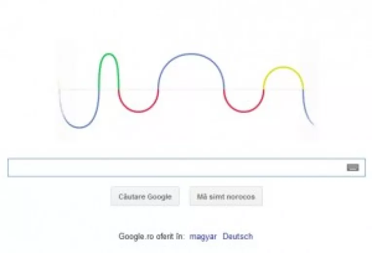 Google il sarbatoreste printr-un logo mobil pe Heinrich Hertz, descoperitorul undelor radio
