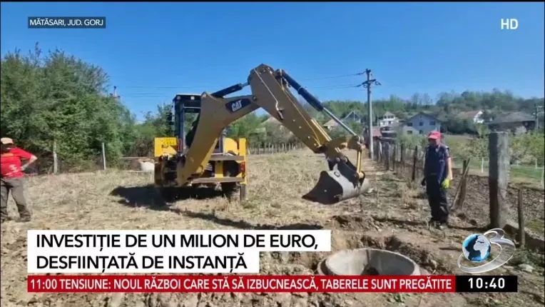 Investitie de un milion de euro in Matasari, demolata printr-o decizie judecatoareasca