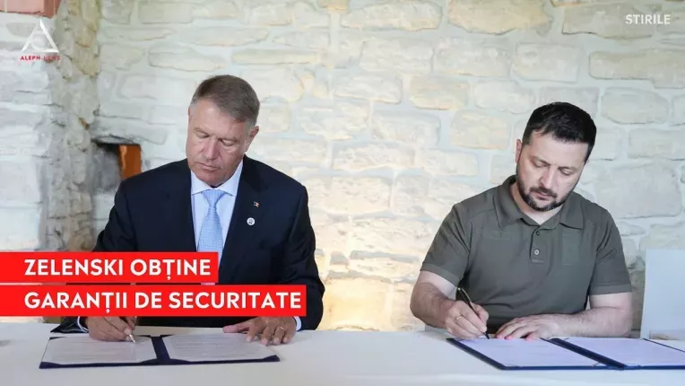 Iohannis si Zelenski au semnat un comunicat comun la summit-ul CPE