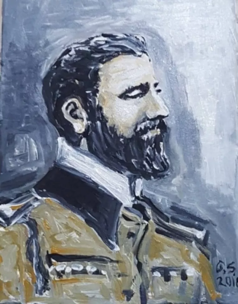 Jimmy Stanescu surprinde momente ale Marii Unirii in picturile sale