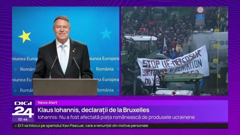 Klaus Iohannis lauda conducerea militara a SRI: "Functioneaza impecabil"