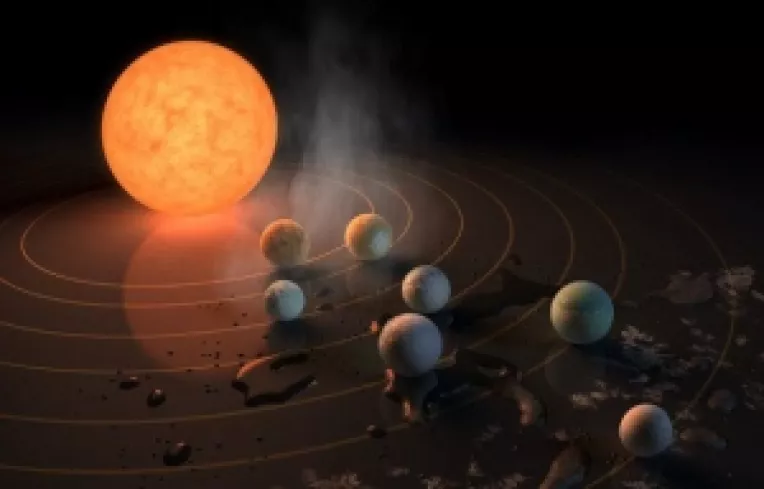 NASA anunta descoperirea a 7 planete de dimensiunea Terrei, dintre care pe 3 ar putea fi viata