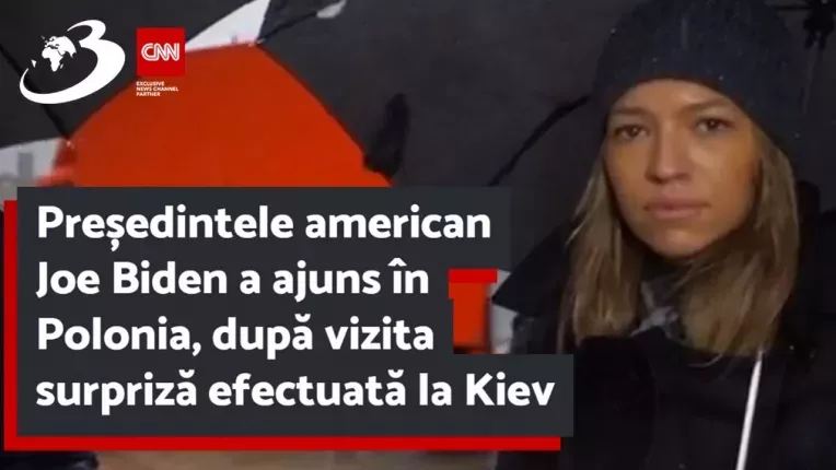 Presedintele american Joe Biden a ajuns in Polonia, dupa vizita surpriza efectuata la Kiev