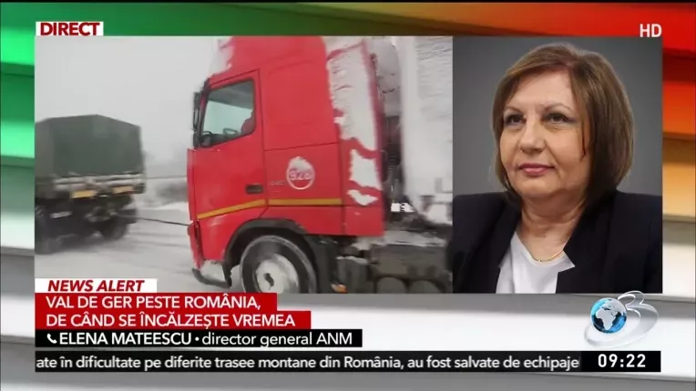 Val de ger peste Romania! Temperaturi de pana la -20 de grade . Cand se incalzeste